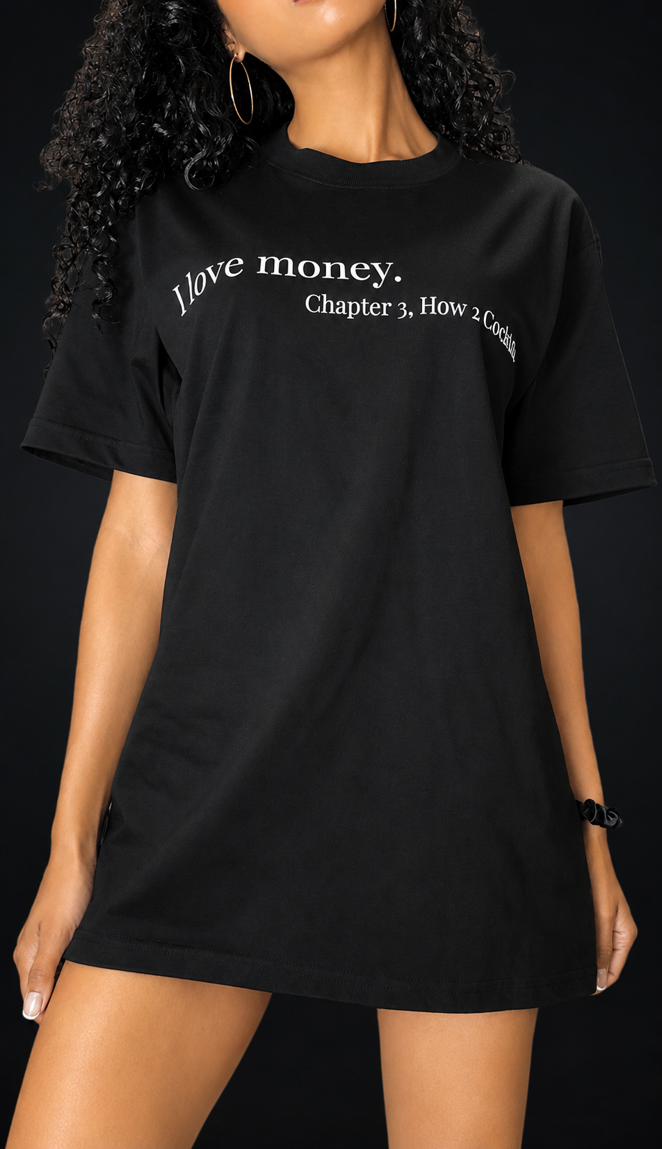 “I love money” Oversized Tee