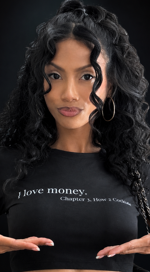 “I love money” Baby Tee