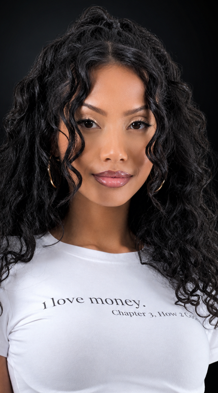 “I love money” Baby Tee